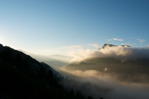 Breitspitze Landscape Paznauntal Silvretta Tirol Vallülasee